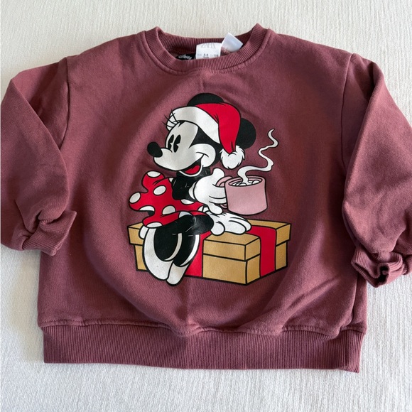 Zara Other - Zara- Minnie Mouse holiday sweatshirt
